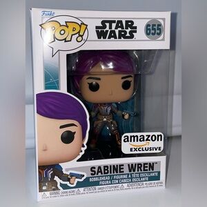Funko Pop Star Wars Sabine Wren #655 Amazon Exclusive Vinyl Figure Brand New
